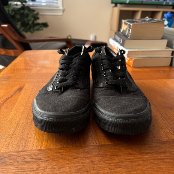 VANS Old Skool Canvas Shoes (Black) - Men’s 8 / Women’s 9.5 - Picture 3 of 7